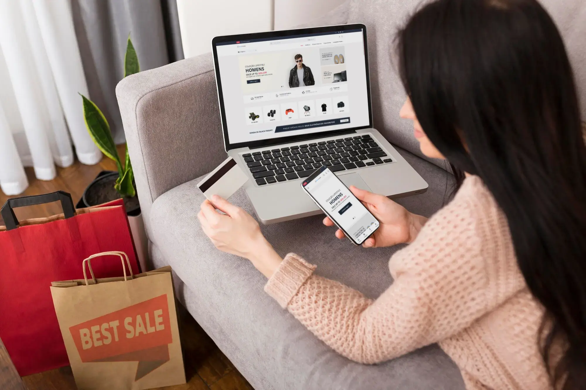 Discount for shopping season with sale_Automacao